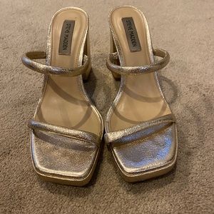 Gold Steve Madden heels